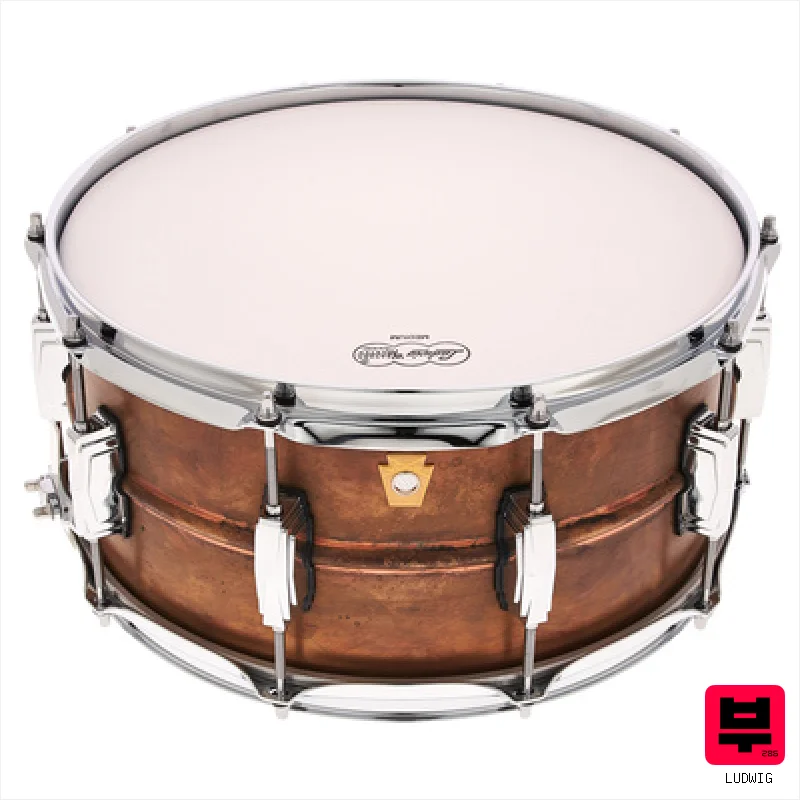 Ludwig 14"x6,5" Raw Copper Phonic - Copper Snare Drums