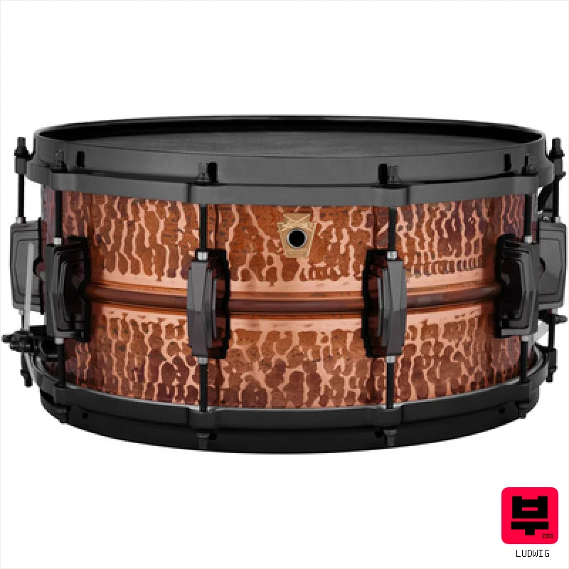 Ludwig 14"x6,5" Raw Ham. Copper Phon. - Copper Snare Drums