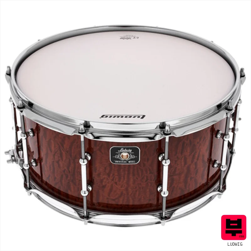 Ludwig 14"x6,5" Universal Beech Snare - Professional Music Instrument Photo