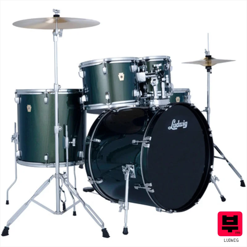 Ludwig Accent Drive 5pc Jade Dust - Acoustic Drumkits
