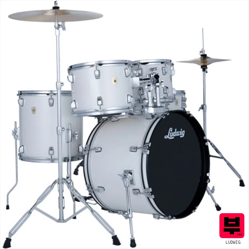 Ludwig Accent Fuse 5pc Snow Dust - Acoustic Drumkits