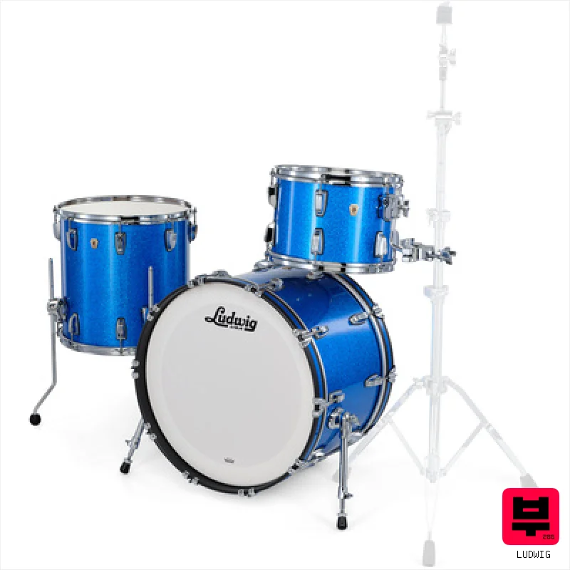 Ludwig Classic Maple Fab 22 Blue Sp. - Drum Shell Sets