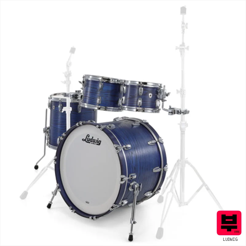Ludwig Classic Oak Studio 22 Blue B. - Drum Shell Sets