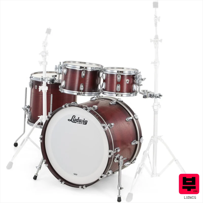 Ludwig Classic Oak Studio 22 Brown B. - Drum Shell Sets