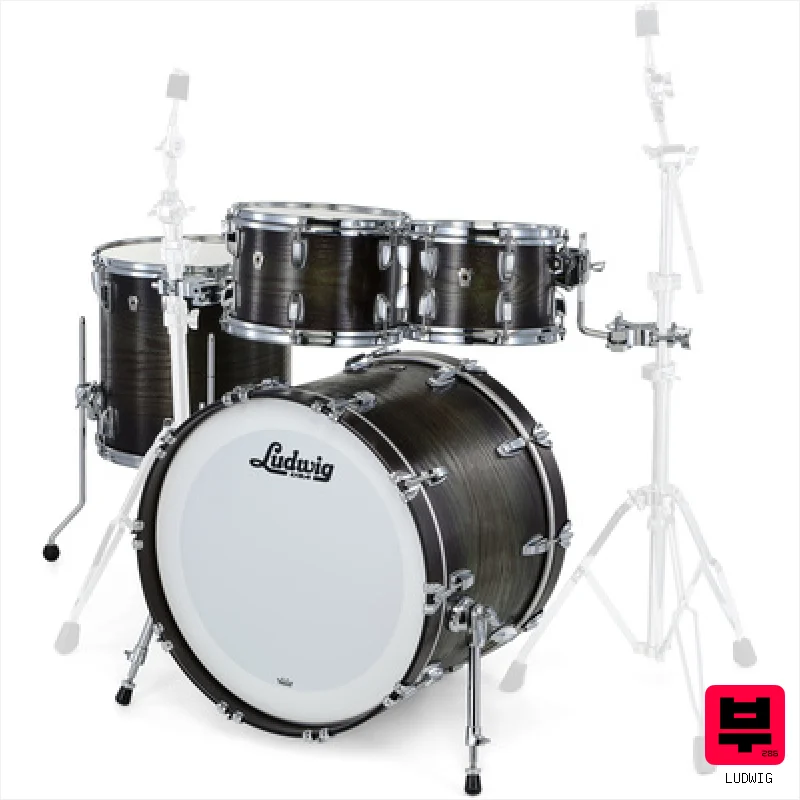 Ludwig Classic Oak Studio 22 Green B. - Drum Shell Sets