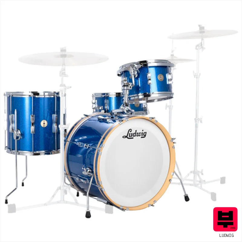 Ludwig Continental Club 22" Blue Spkl