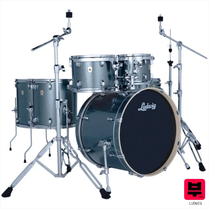 Ludwig Evolution 22" 6pc Atlant. Spkl - Acoustic Drumkits