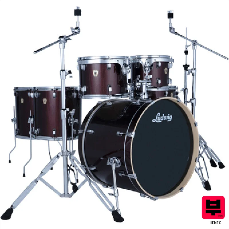 Ludwig Evolution 22" 6pc Caramel Spkl - Acoustic Drumkits