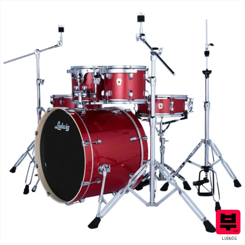 Ludwig Evolution 22" Crimson Sparkle - Acoustic Drumkits