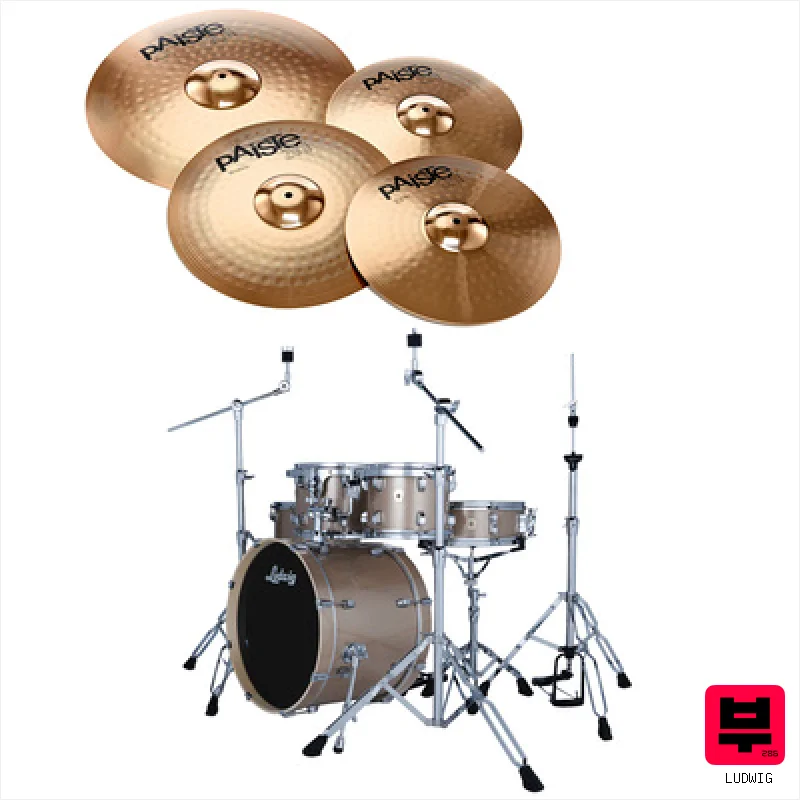 Ludwig Evolution Bundle 20" Prosecco - Acoustic Drumkits