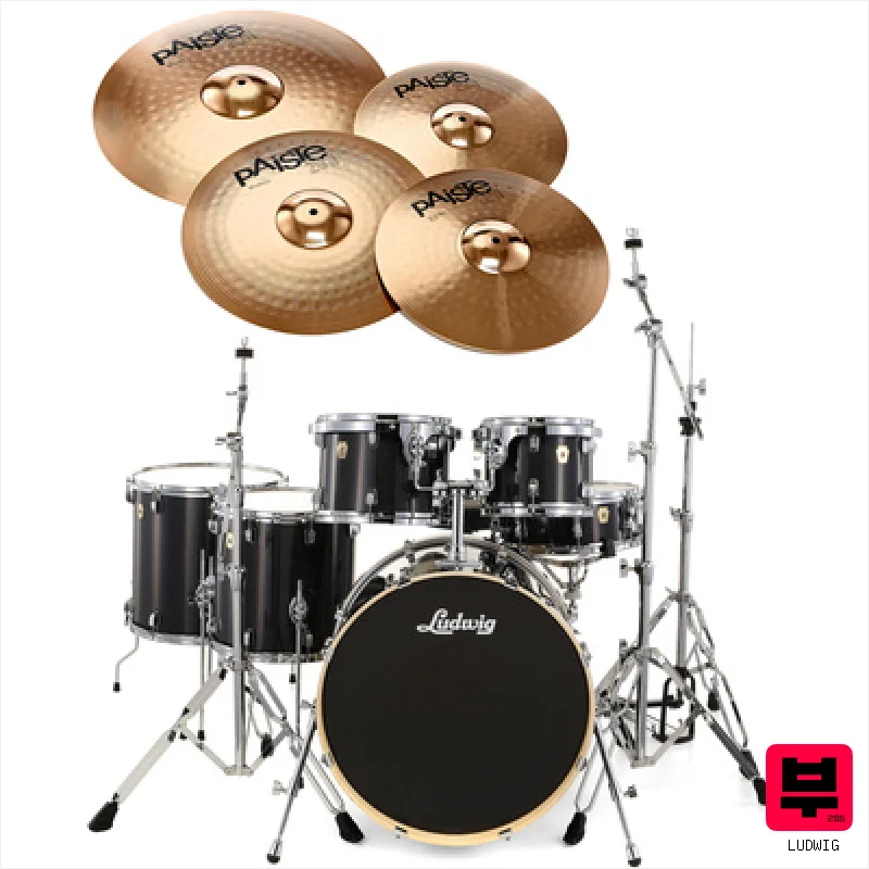 Ludwig Evolution Bundle 22" 6pc M. D. - Acoustic Drumkits