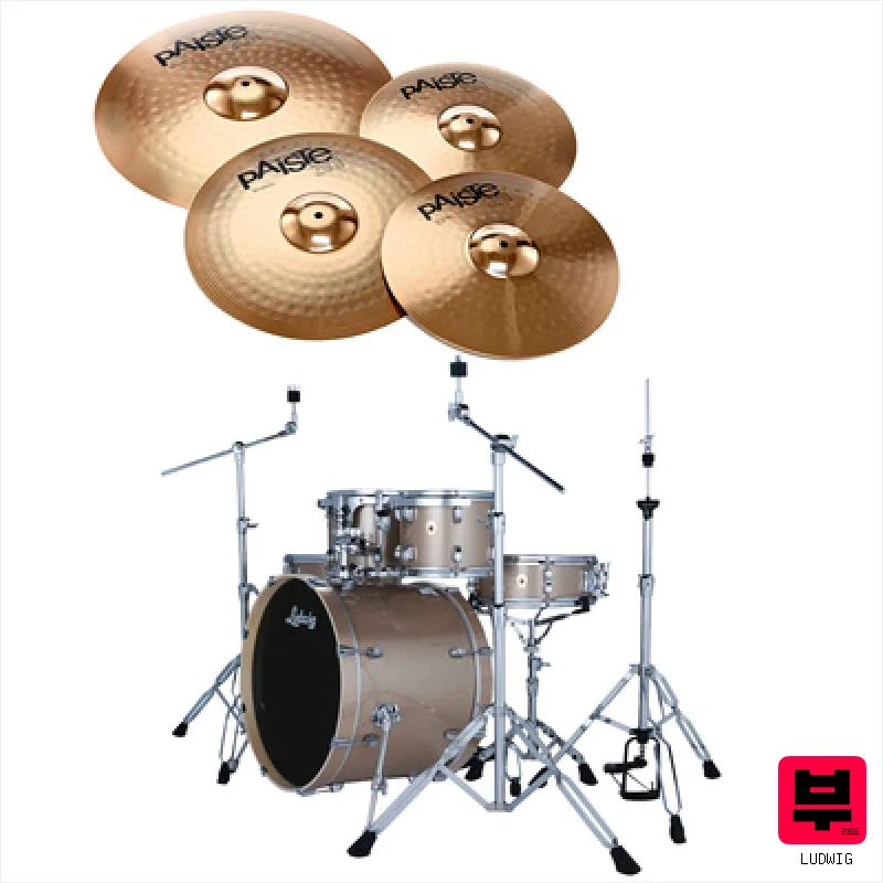 Ludwig Evolution Bundle 22" Prosecco - Acoustic Drumkits