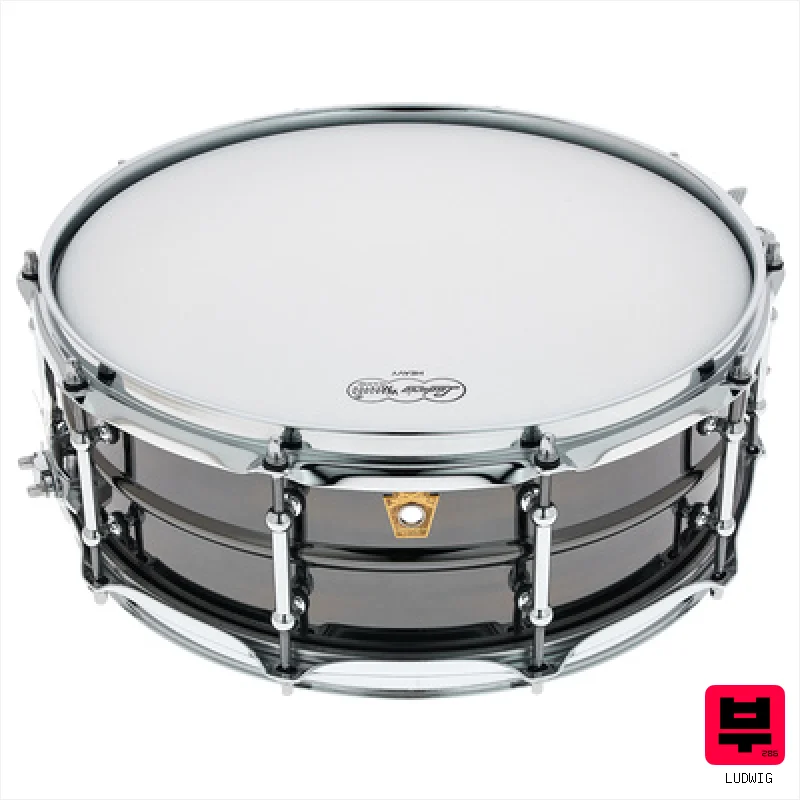 Ludwig LB416T 14"x05" Black Beauty - 14" Brass Snare Drums