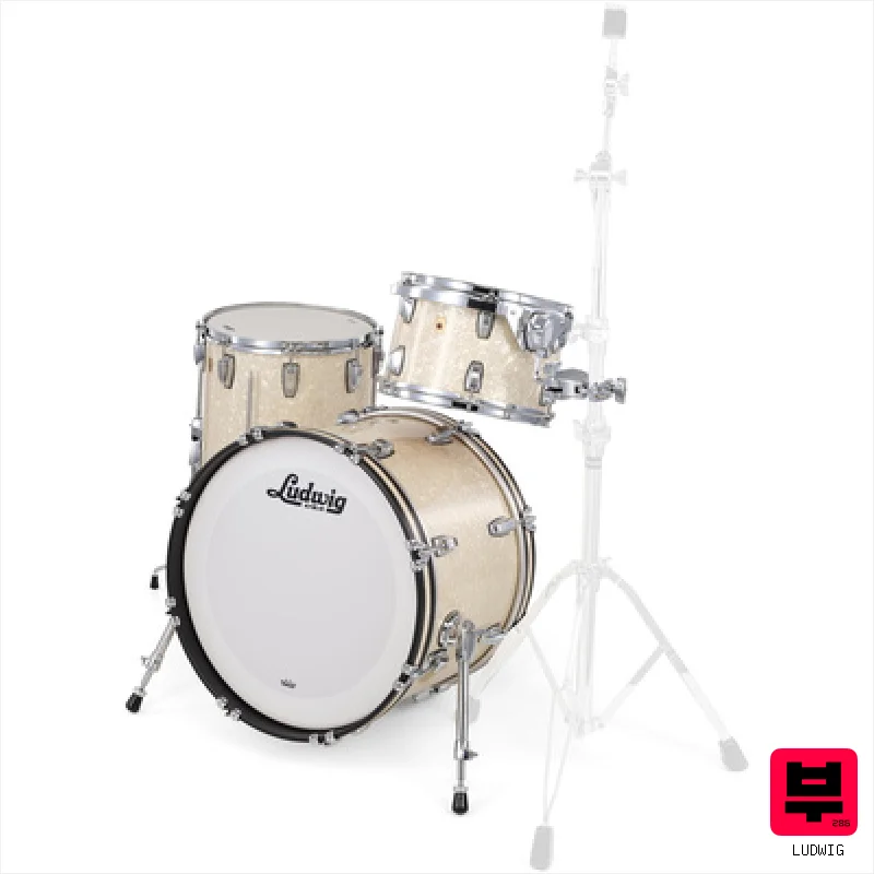 Ludwig Legacy Mahog. Downb. V.White - Drum Shell Sets