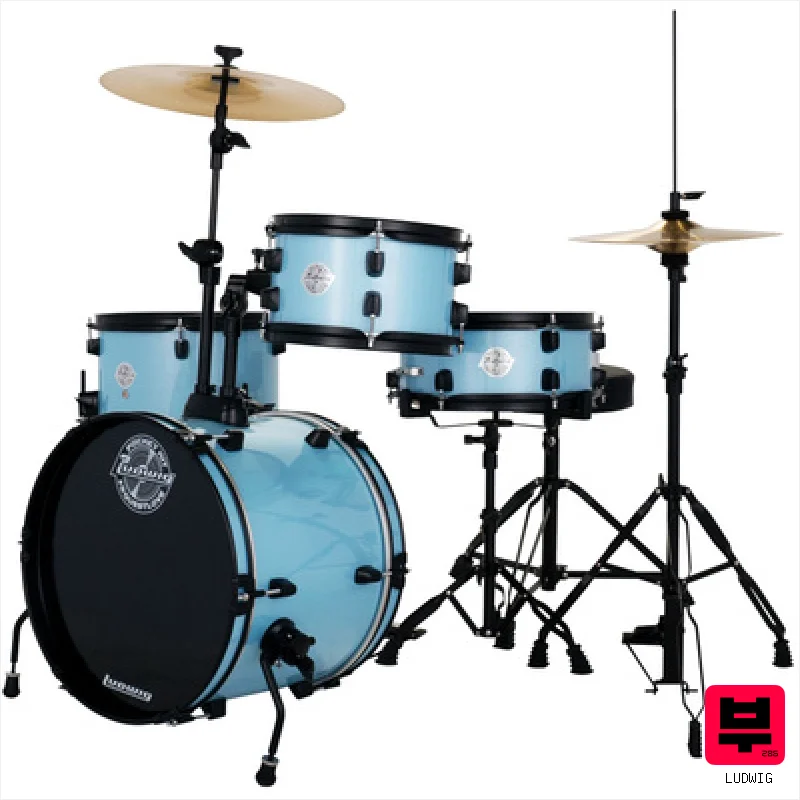 Ludwig Pocket Kit - Cryst. Blue Sprkl - Acoustic Drumkits