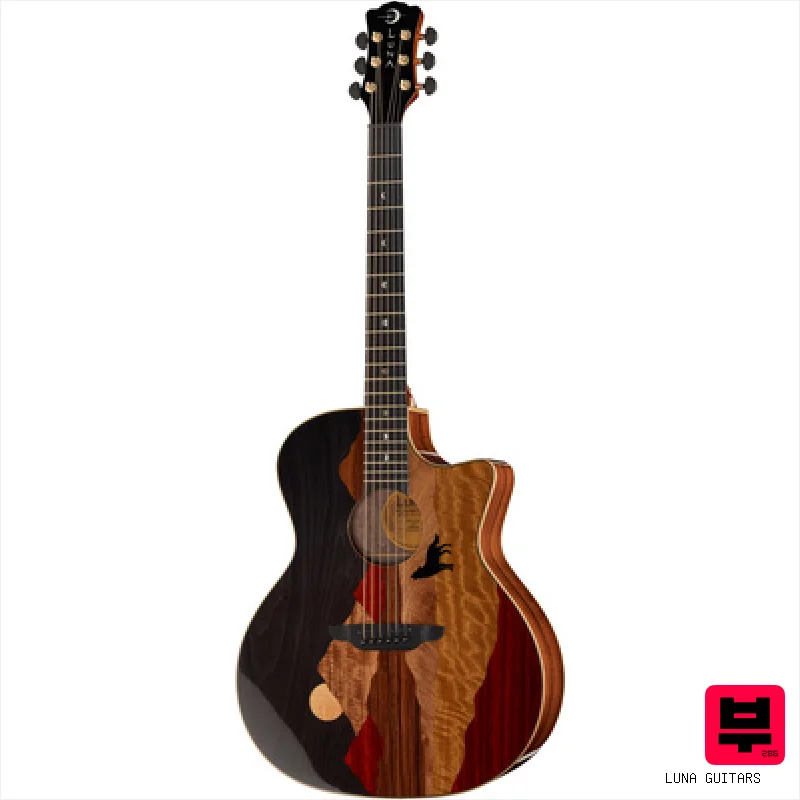 Luna Guitars Vista Wolf Cutaway A/E - Miscellaneous Acoustic Guitars