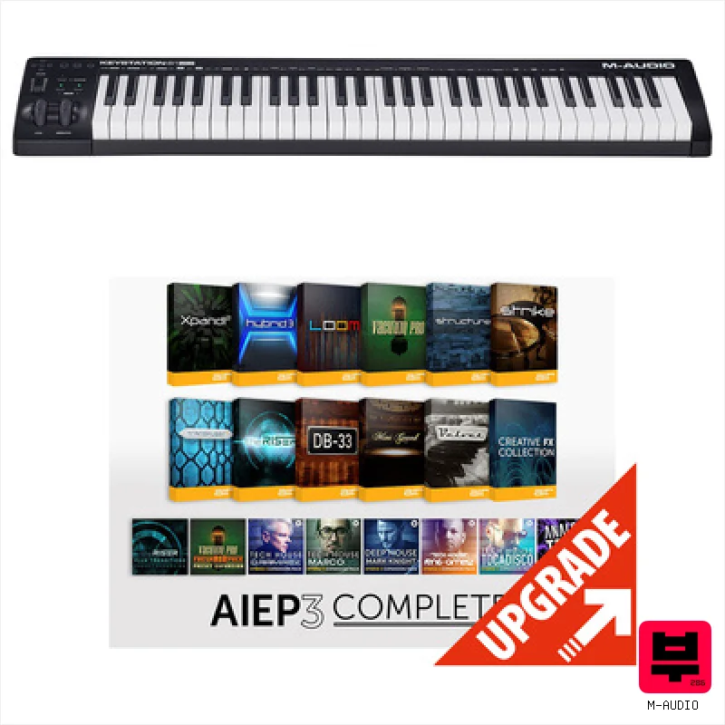 M-Audio Keystation 61 MK3-AIEP3 Bundle - Master Keyboards (up to 61 Keys)