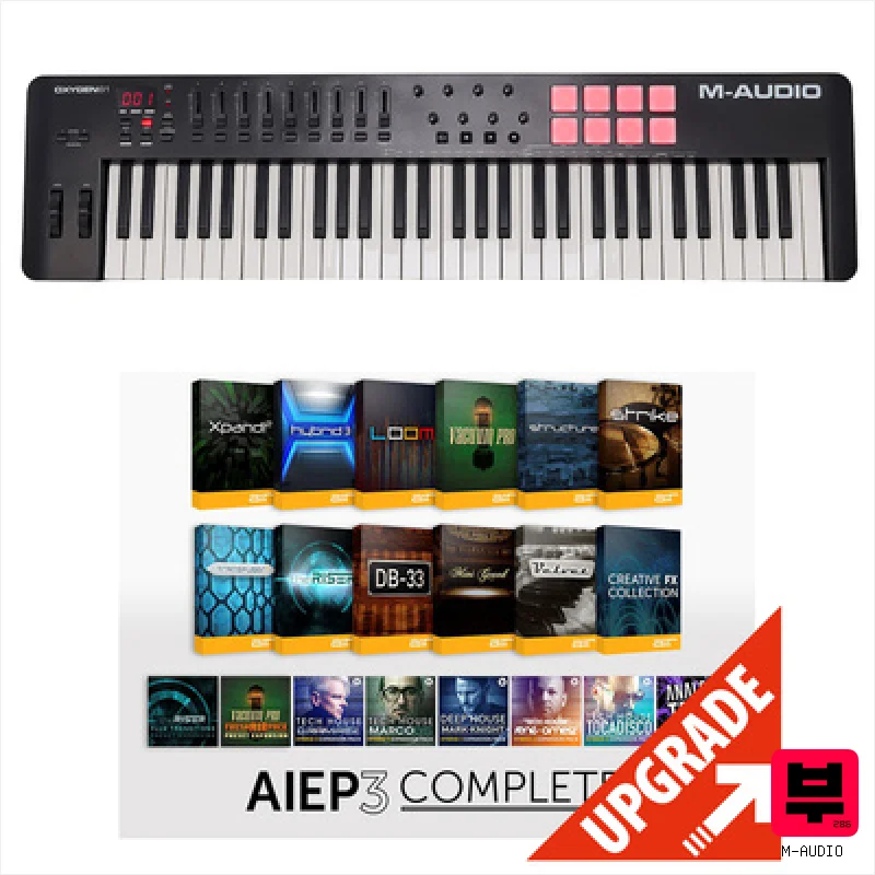 M-Audio Oxygen 61 MK5 - AIEP3 Bundle - Master Keyboards (up to 61 Keys)