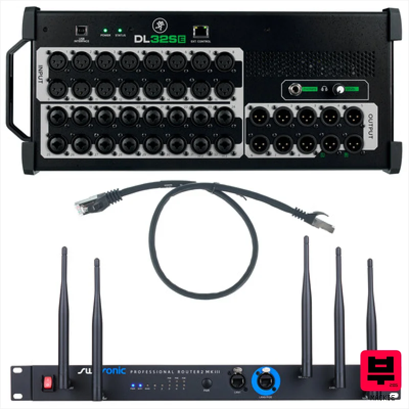 Mackie DL32SE Router Bundle - Professional Music Instrument Photo