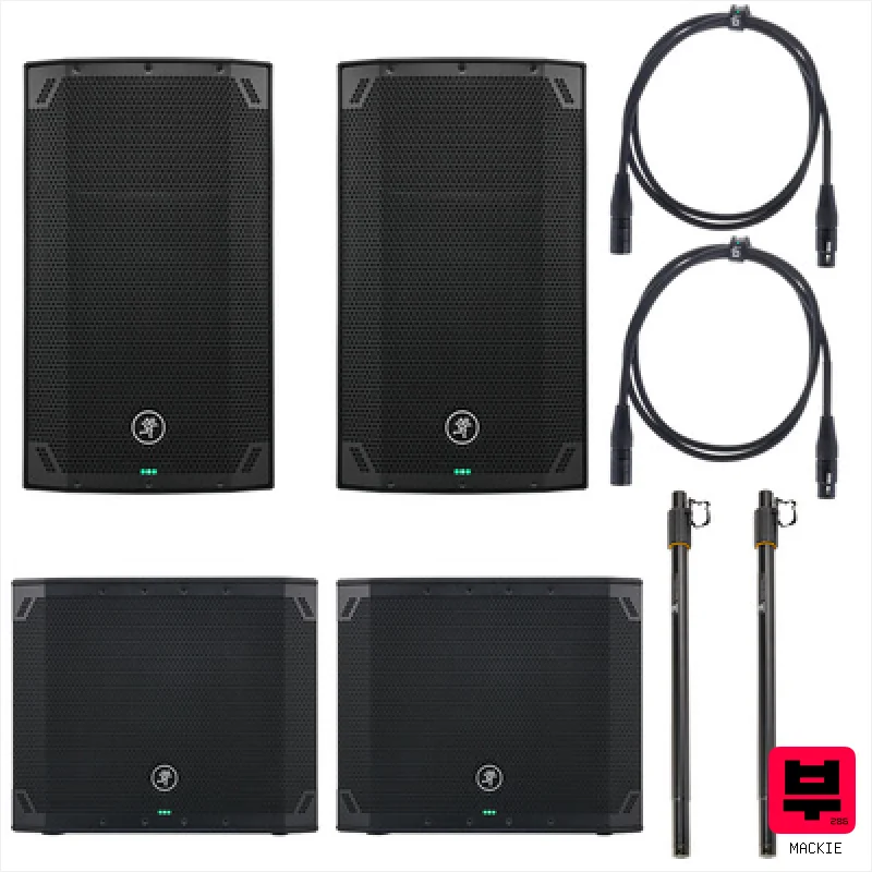 Mackie Thump 12v4/15SV4 Power Bundle - Band PA Sets