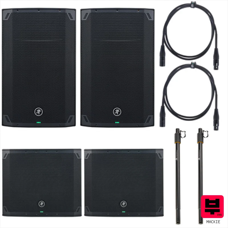 Mackie Thump 15v4/18Sv4 Power Bundle - Band PA Sets