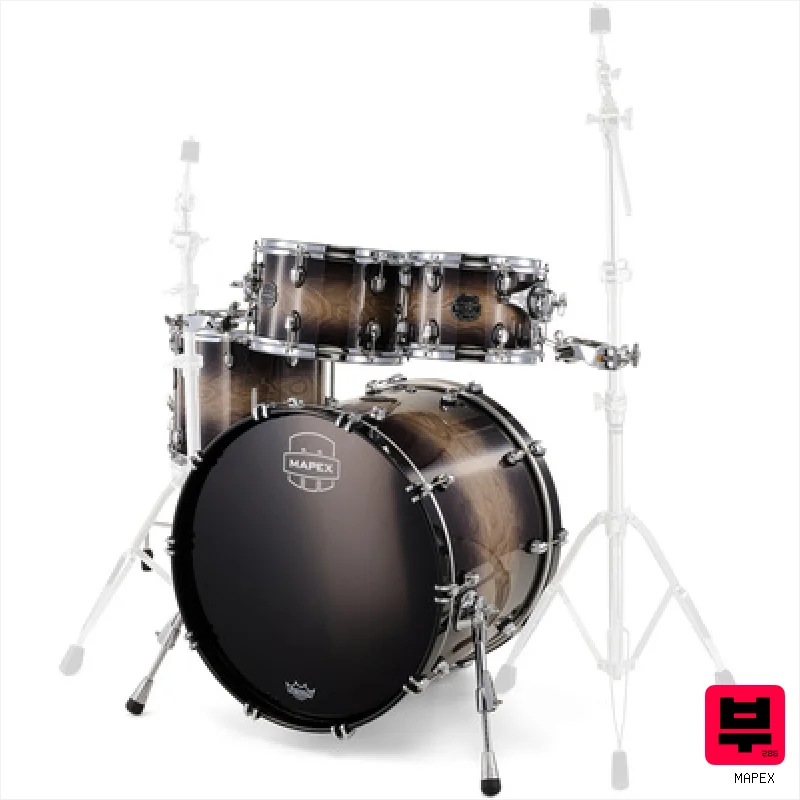 Mapex Saturn VI Fusion Black Ink - Drum Shell Sets