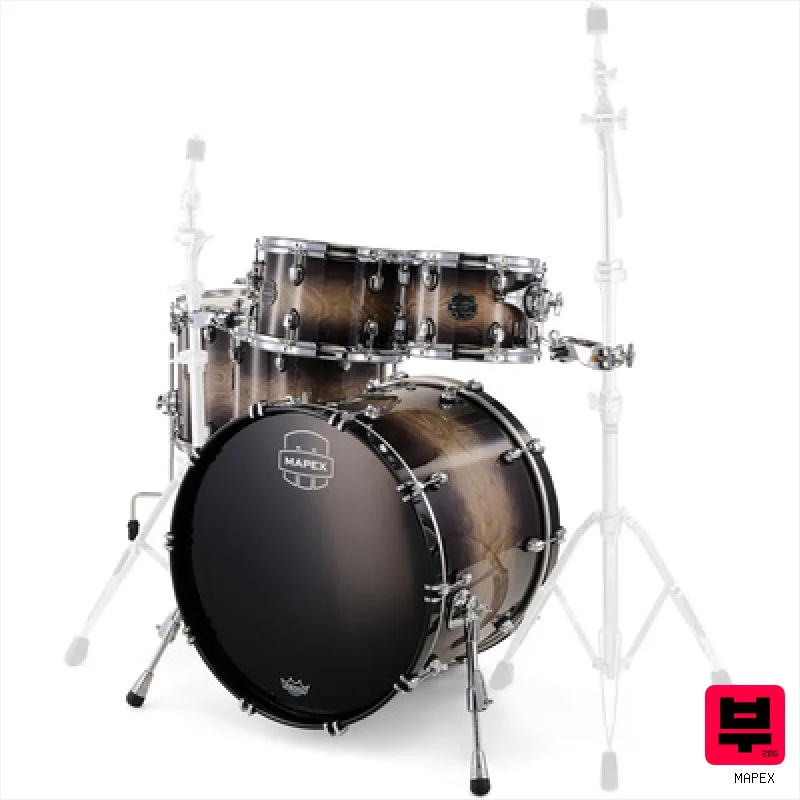 Mapex Saturn VI Stage+ Black Ink - Drum Shell Sets