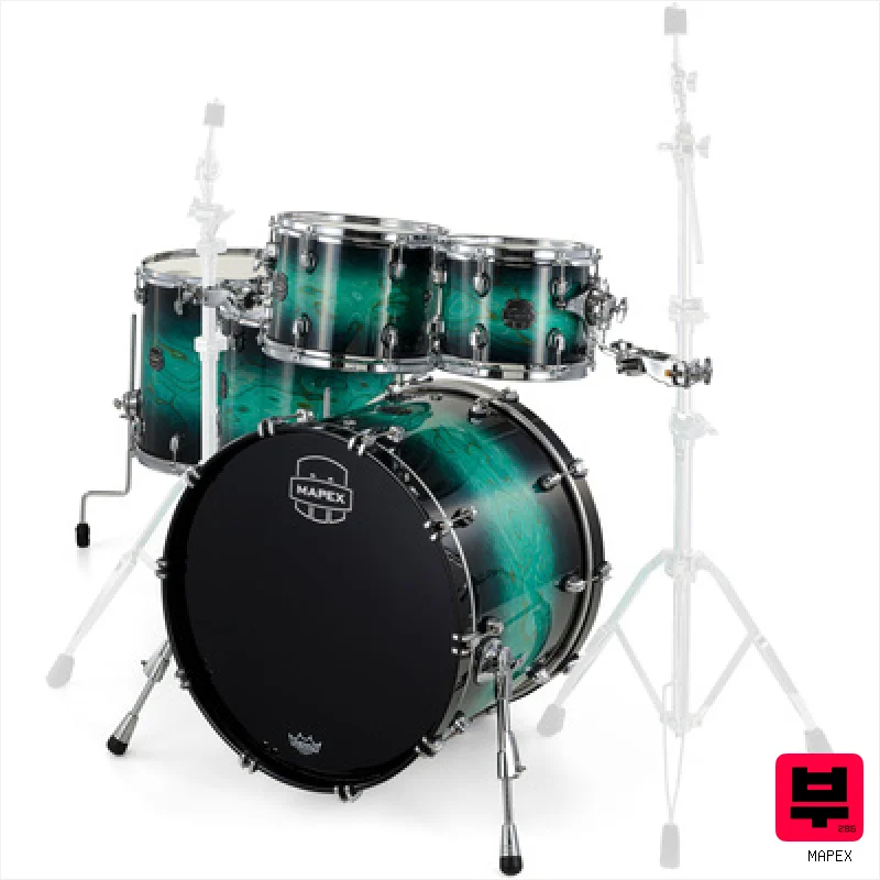 Mapex Saturn VI Stage+ Marine Teal - Drum Shell Sets