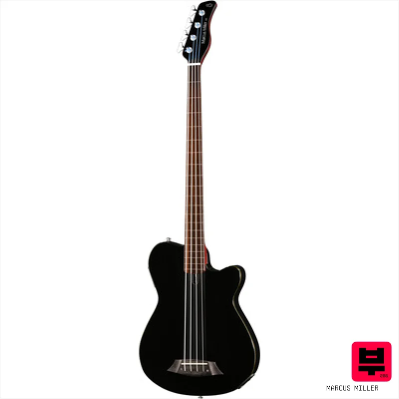 Marcus Miller GB5-4 Black FL - Fretless Semi-Acoustic Basses