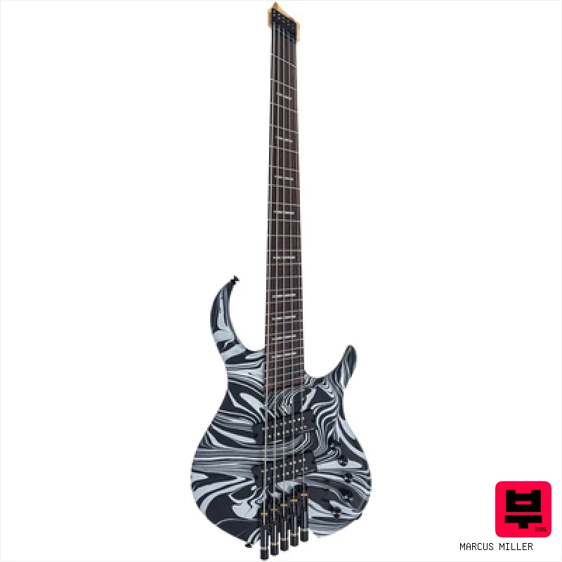 Marcus Miller M6 Headless 5 Black Swirl - Headless Bass Guitars