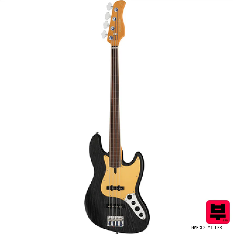 Marcus Miller V7-4 Sandblasted BK TE FL - Fretless Basses