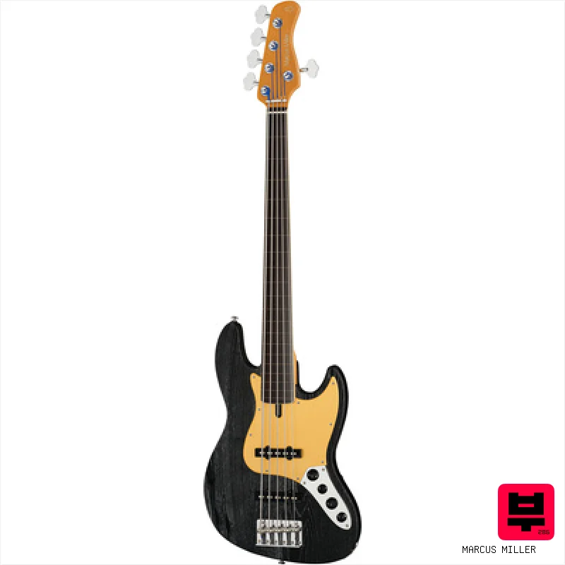 Marcus Miller V7-5 Sandblasted BK TE FL - Fretless Basses