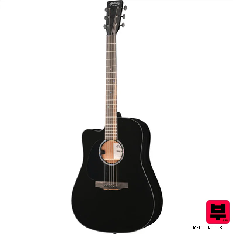 Martin Guitar DC-10E Modern BLK LH - Lefthanded Acoustic Guitars