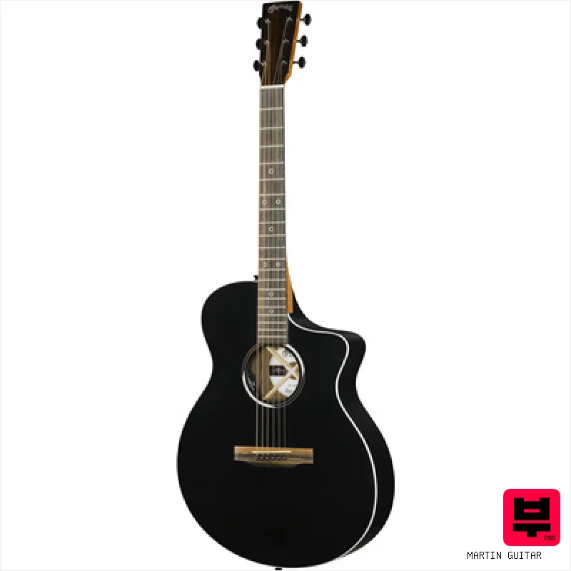 Martin Guitar SC-13 all Satin Black BR - Folk Acoustic Guitars