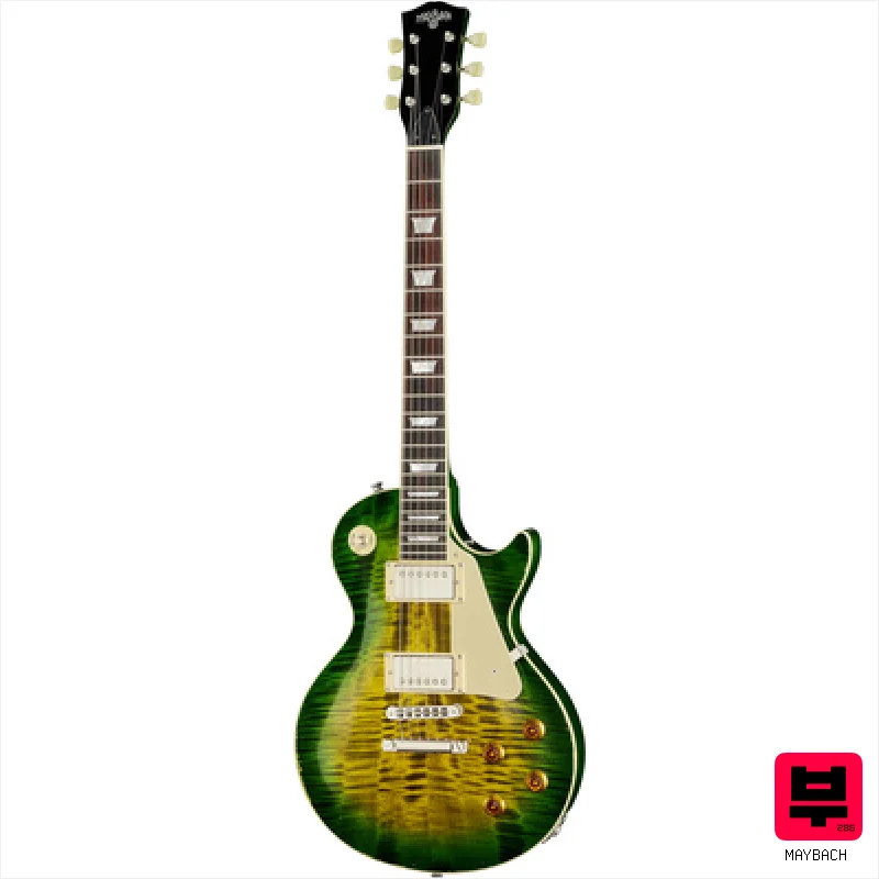 Maybach Lester Green Burst Custom Aged - Single Cut Guitars