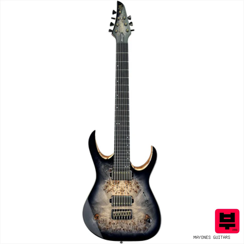 Mayones Guitars Duvell Elite 7 Baritone TBB - Professional Music Instrument Photo