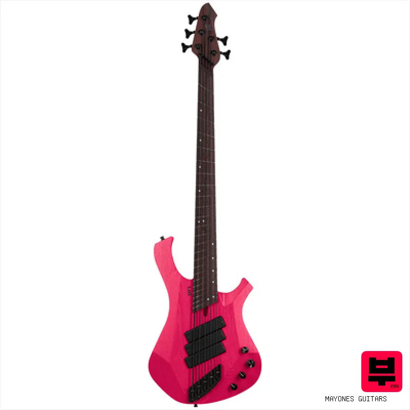 Mayones Guitars Ori Enji 5 Hot Pink - Premium Basses