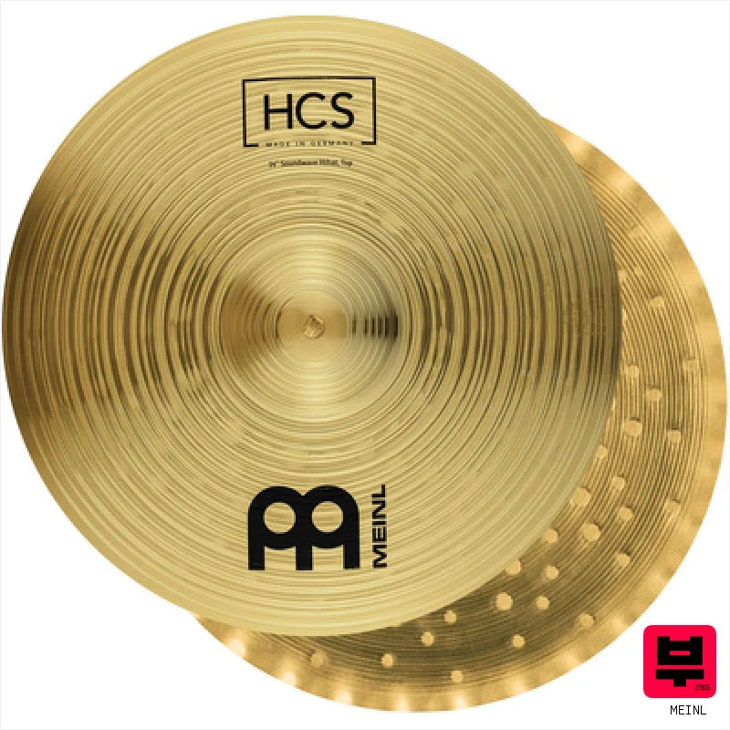 Meinl 14" HCS Soundwave Hi-Hat - 14" Hi-Hat Cymbals