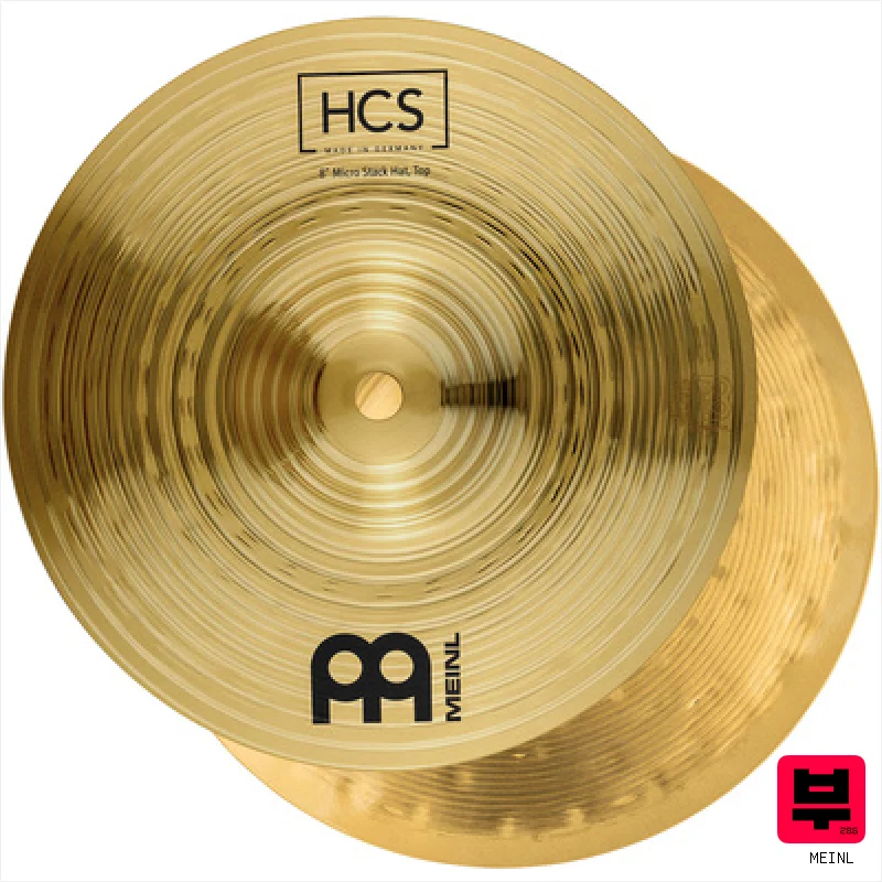 Meinl 8" HCS Micro Stack Hats - Professional Music Instrument Photo