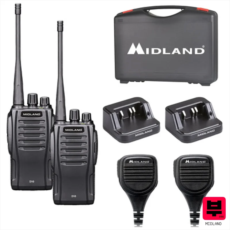 Midland D10 DMR 2er MA25-LK Set - Walkie Talkies