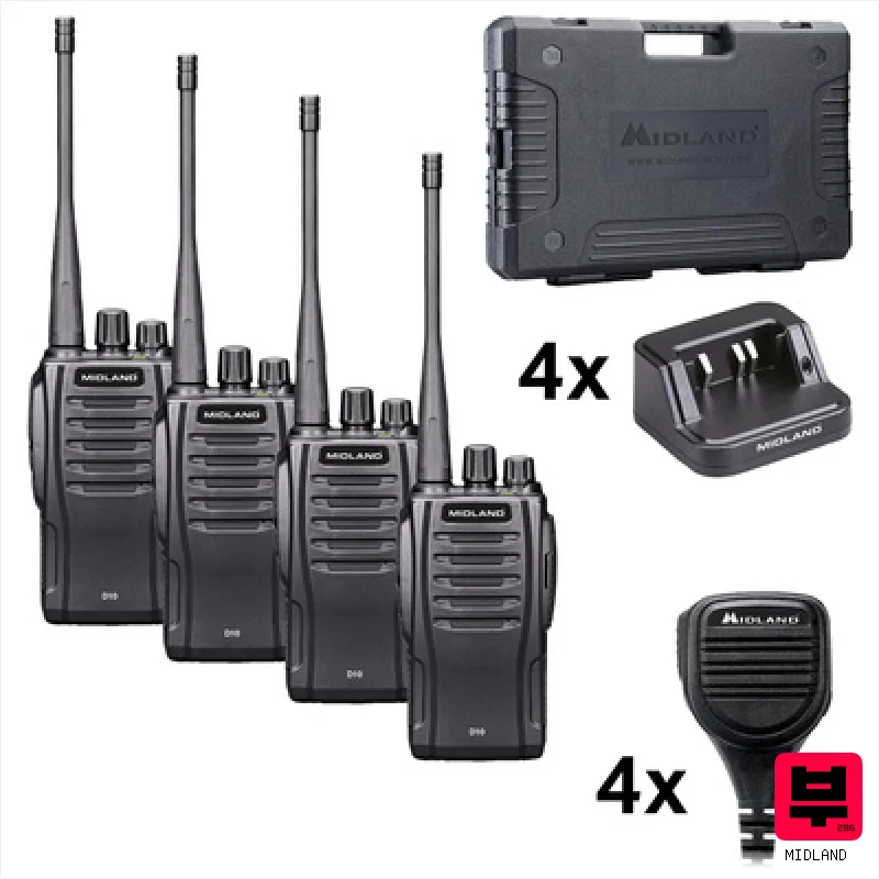 Midland D10 DMR 4er MA25-LK Set - Professional Music Instrument Photo