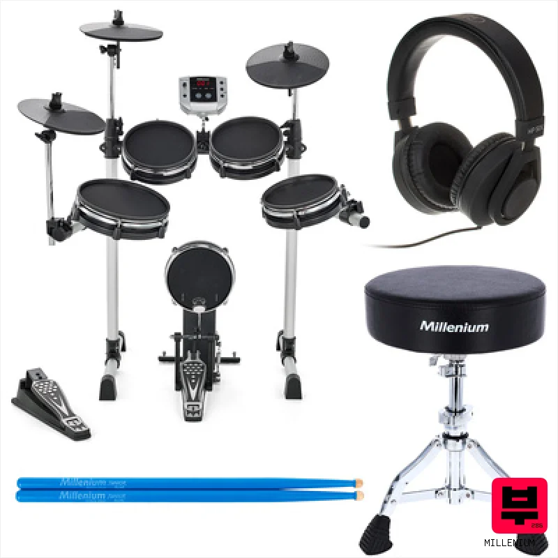 Millenium MPS-150X E-Drum Mesh Jr.Bundle - Professional Music Instrument Photo