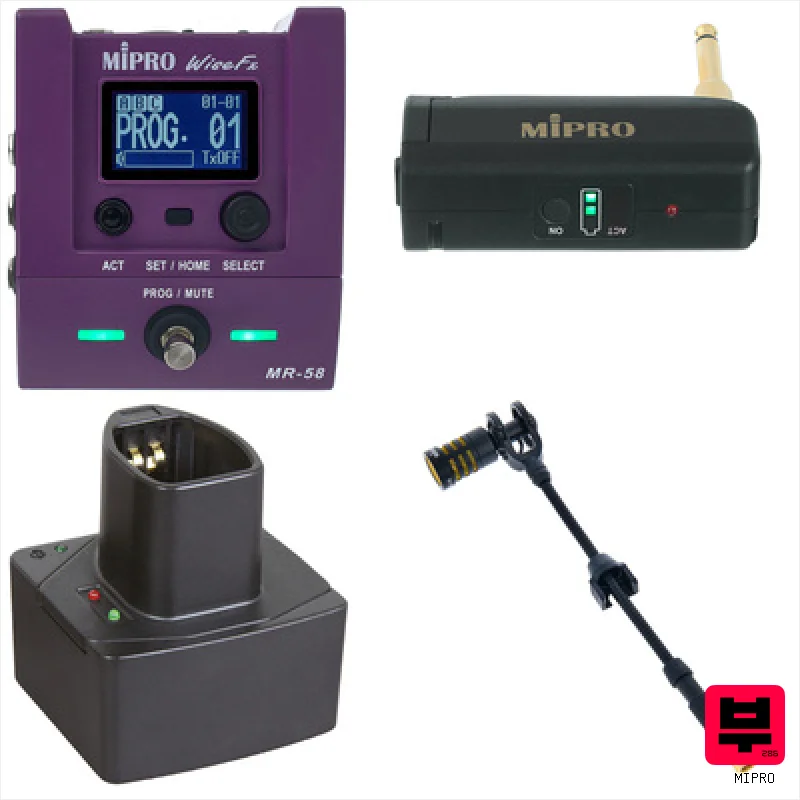 Mipro ACT-5800M SM-10A Brass Bundle - Microphones for Saxophone