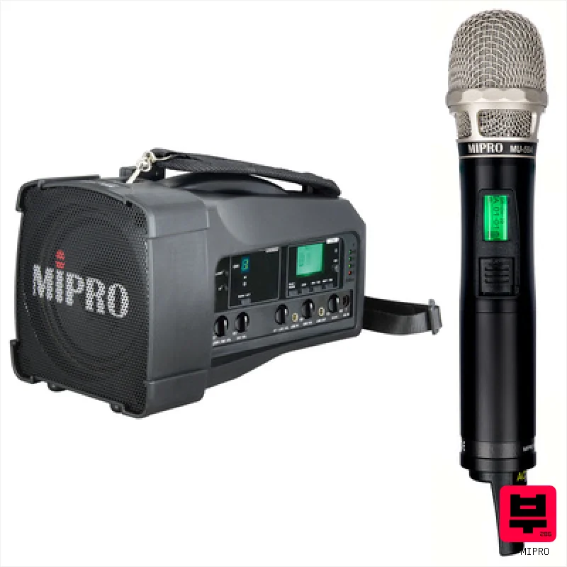 Mipro MA-100G ACT-580H-59 Bundle - Active Full-Range PA Speakers