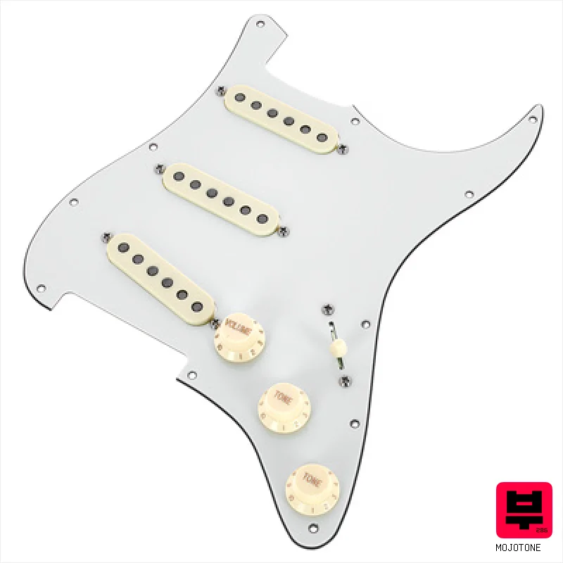 Mojotone 67 Q.Coil Hot Br. Pickguard PA - Single Coil Pickups