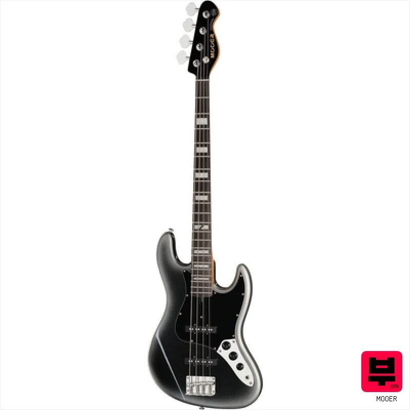Mooer MBJ412 Bass Dark Silver - 4-String J-Basses