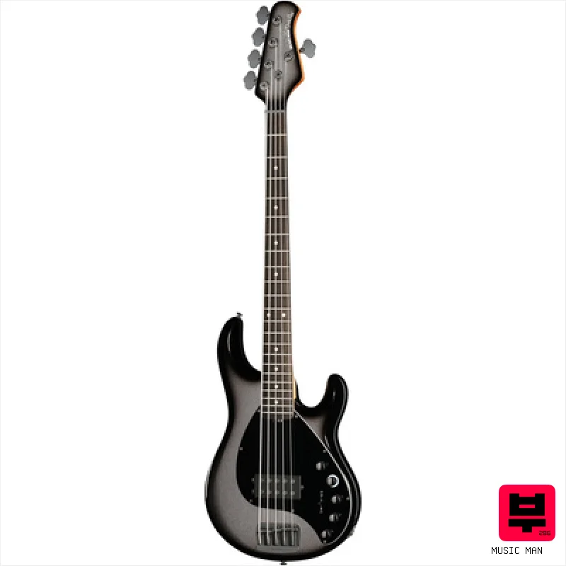 Music Man Dark Ray 5 Silverburst - Professional Music Instrument Photo
