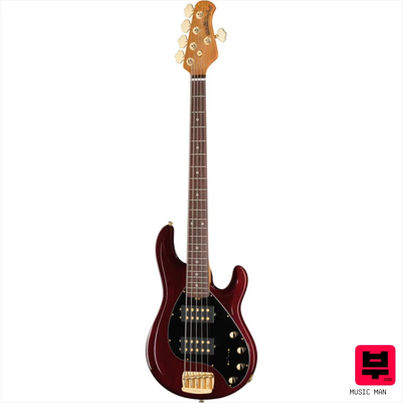 Music Man Stingray 5 HH Special Wine Red - Professional Music Instrument Photo