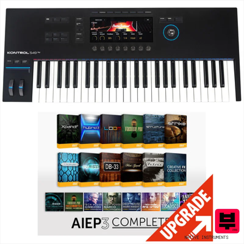Native Instruments Kontrol S49 MK3 - AIEP3 Bundle - Professional Music Instrument Photo