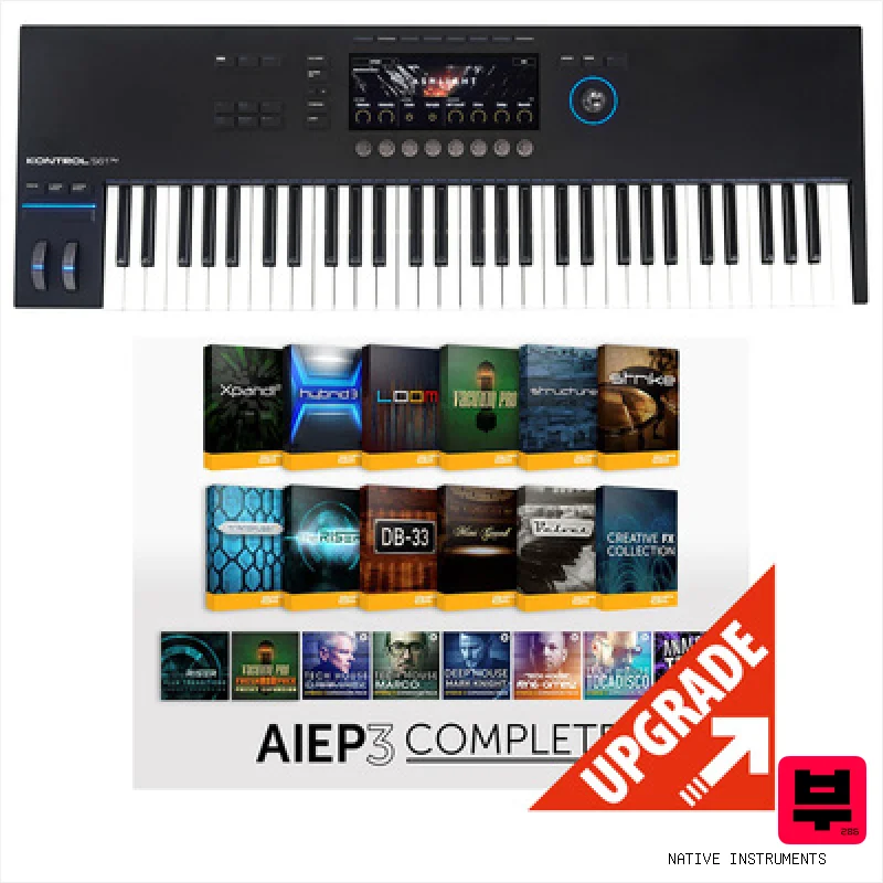 Native Instruments Kontrol S61 MK3 - AIEP3 Bundle - Master Keyboards (up to 61 Keys)